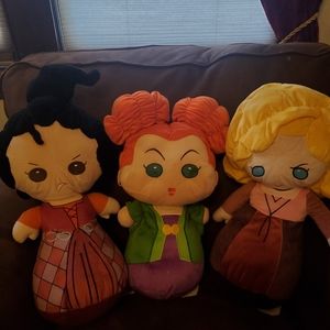 Set of Sanderson Sister pillow friends
